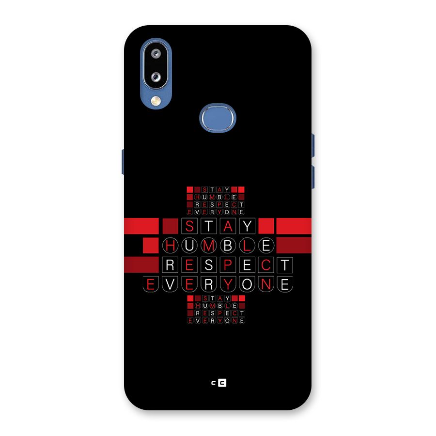 Humble Respect Back Case for Galaxy M01s