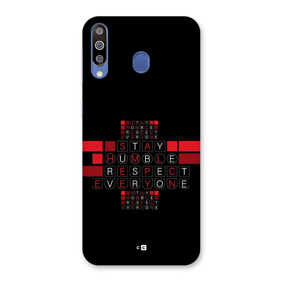Humble Respect Back Case for Galaxy M30