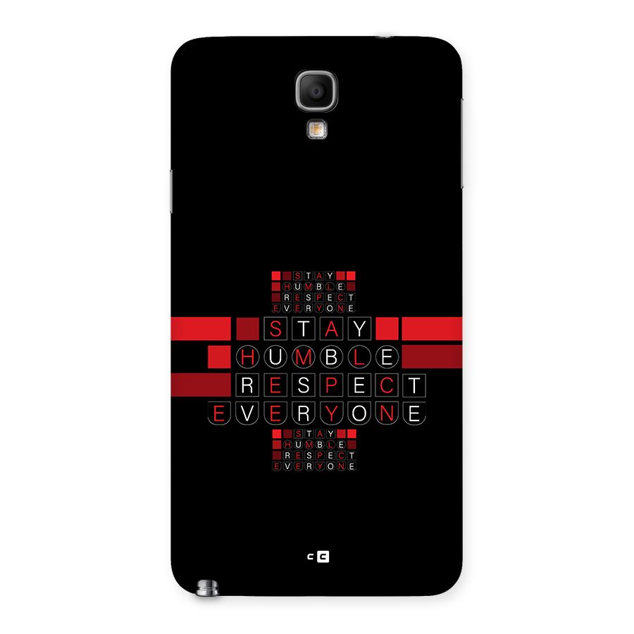 Humble Respect Back Case for Galaxy Note 3 Neo