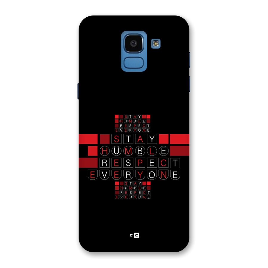 Humble Respect Back Case for Galaxy On6