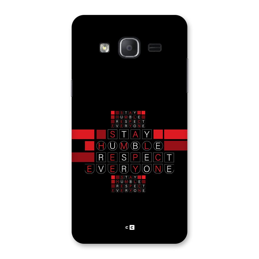 Humble Respect Back Case for Galaxy On7 Pro