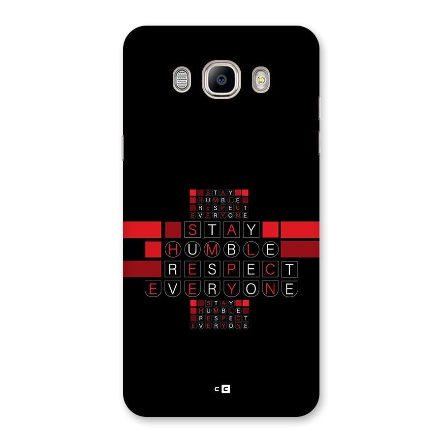 Humble Respect Back Case for Galaxy On8