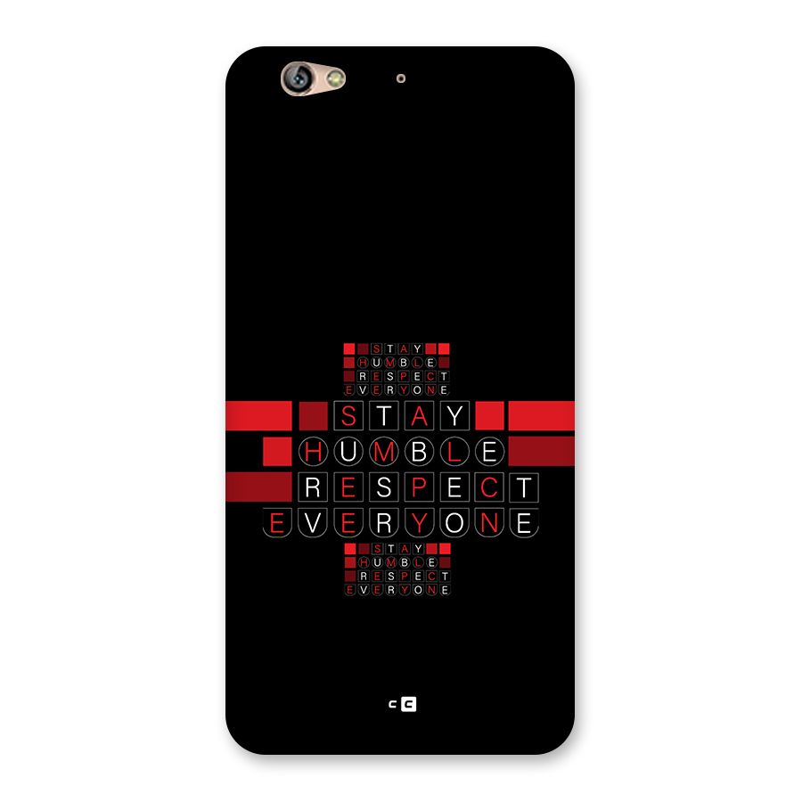 Humble Respect Back Case for Gionee S6
