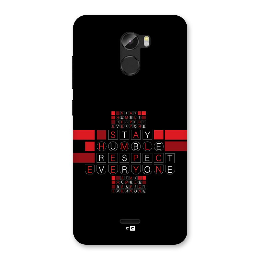 Humble Respect Back Case for Gionee X1