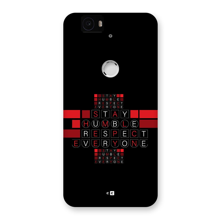 Humble Respect Back Case for Google Nexus 6P