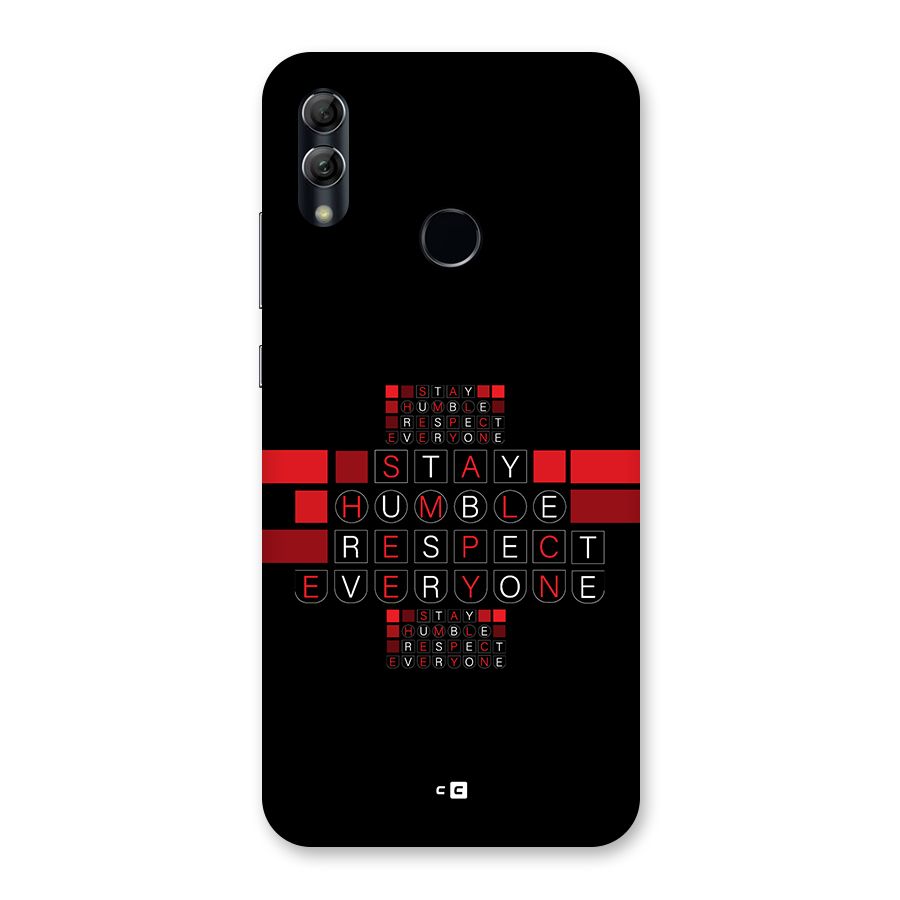 Humble Respect Back Case for Honor 10 Lite