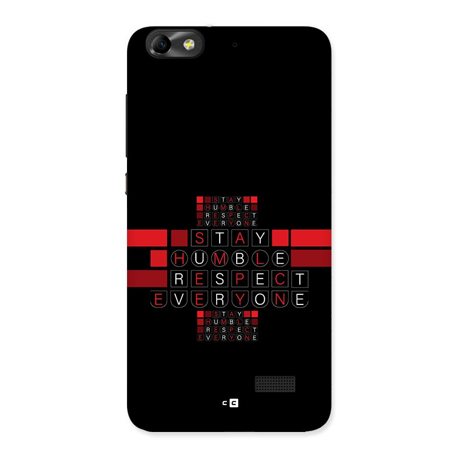 Humble Respect Back Case for Honor 4C