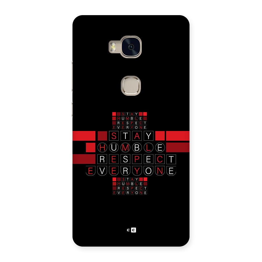 Humble Respect Back Case for Honor 5X