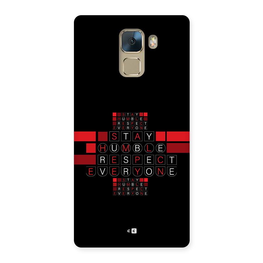 Humble Respect Back Case for Honor 7