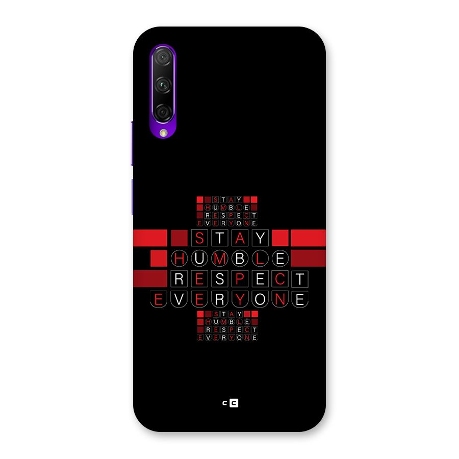 Humble Respect Back Case for Honor 9X Pro