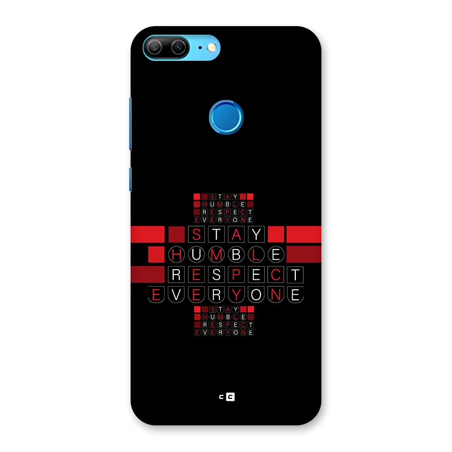 Humble Respect Back Case for Honor 9 Lite