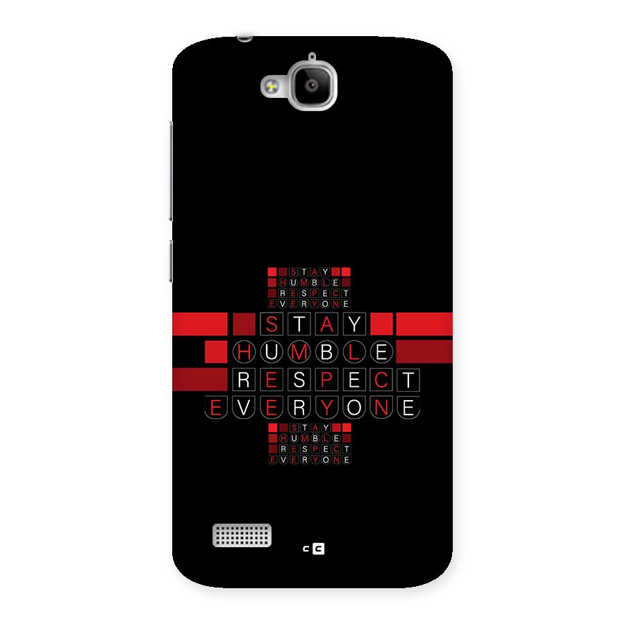 Humble Respect Back Case for Honor Holly