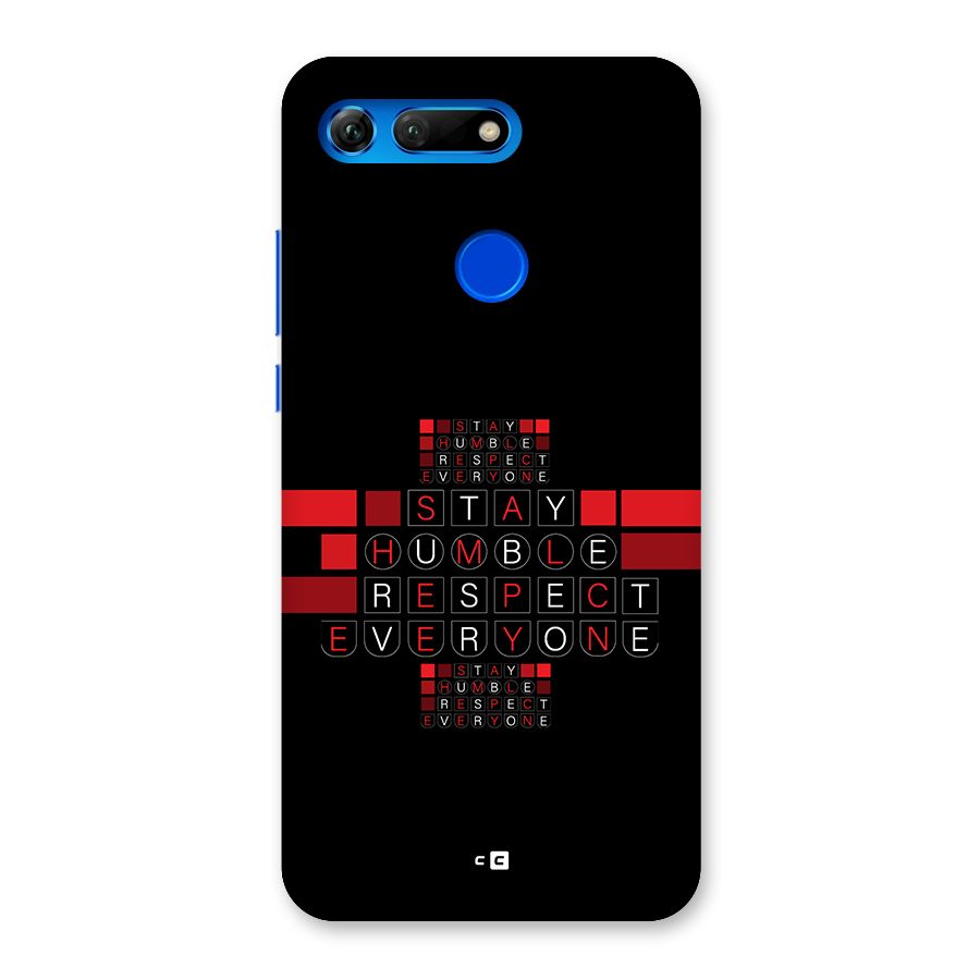 Humble Respect Back Case for Honor View 20