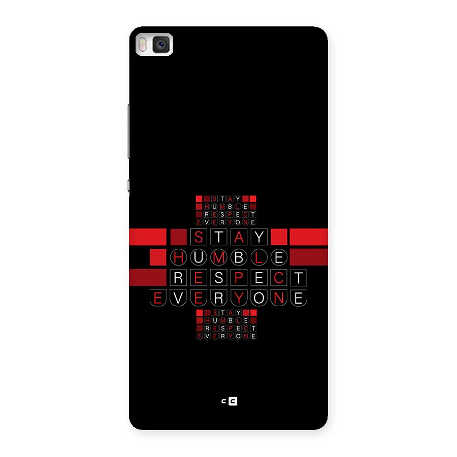 Humble Respect Back Case for Huawei P8