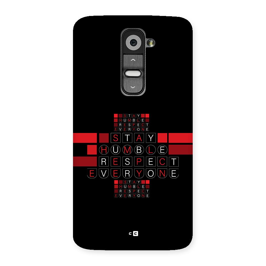 Humble Respect Back Case for LG G2