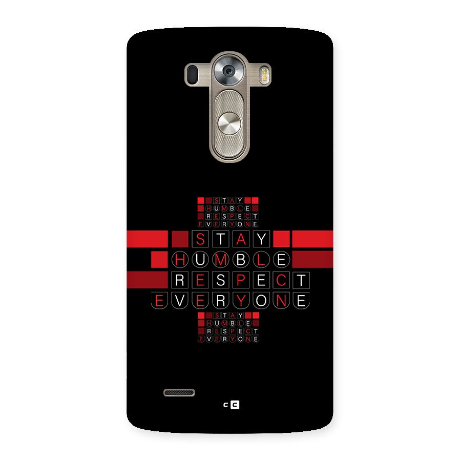 Humble Respect Back Case for LG G3