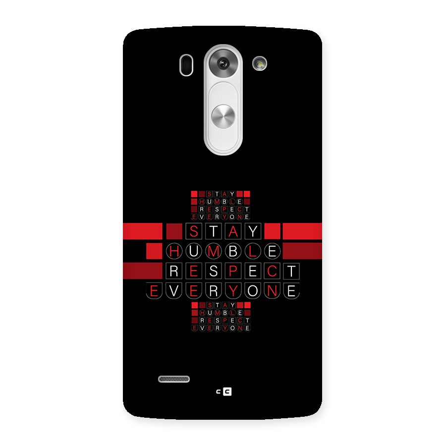 Humble Respect Back Case for LG G3 Mini