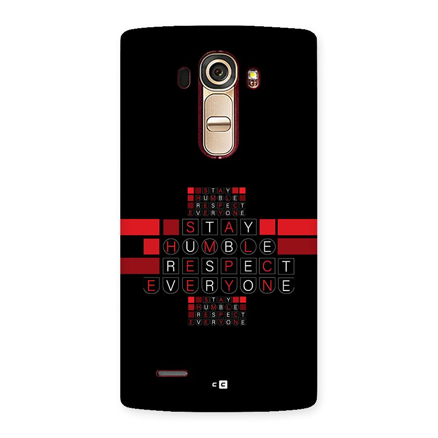Humble Respect Back Case for LG G4