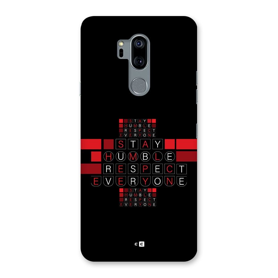 Humble Respect Back Case for LG G7
