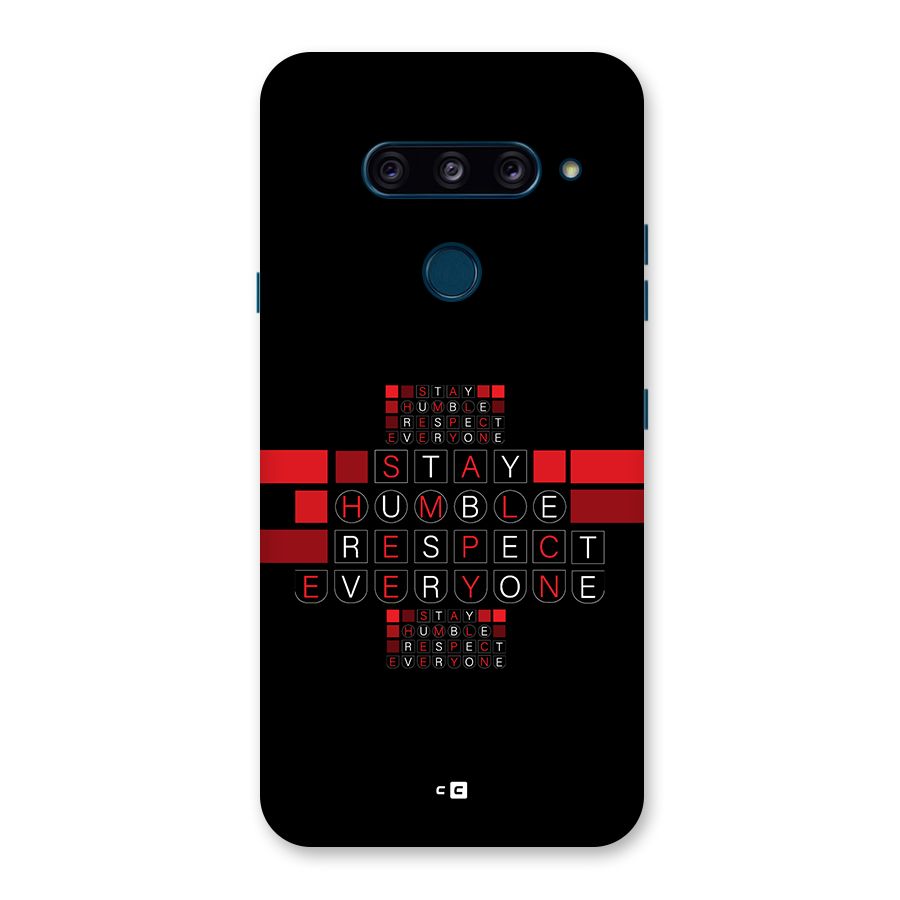 Humble Respect Back Case for LG  V40 ThinQ