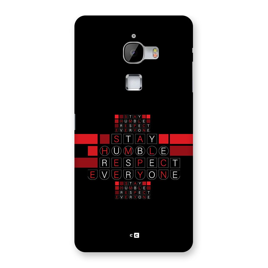 Humble Respect Back Case for LeTV Le Max
