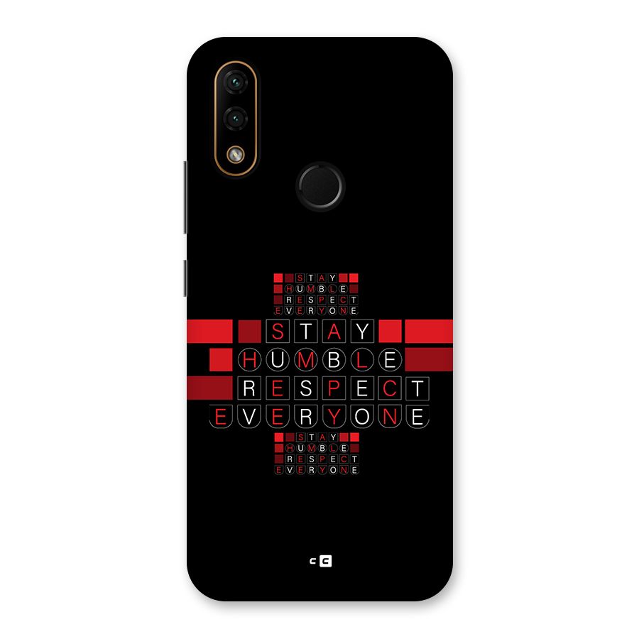 Humble Respect Back Case for Lenovo A6 Note