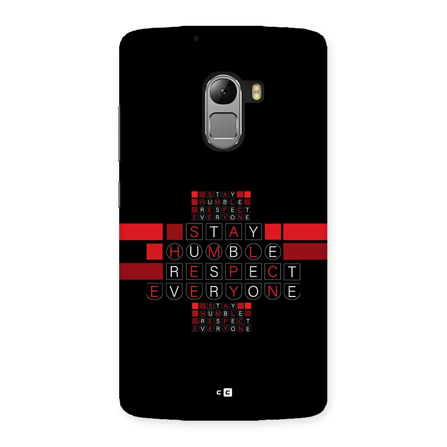 Humble Respect Back Case for Lenovo K4 Note