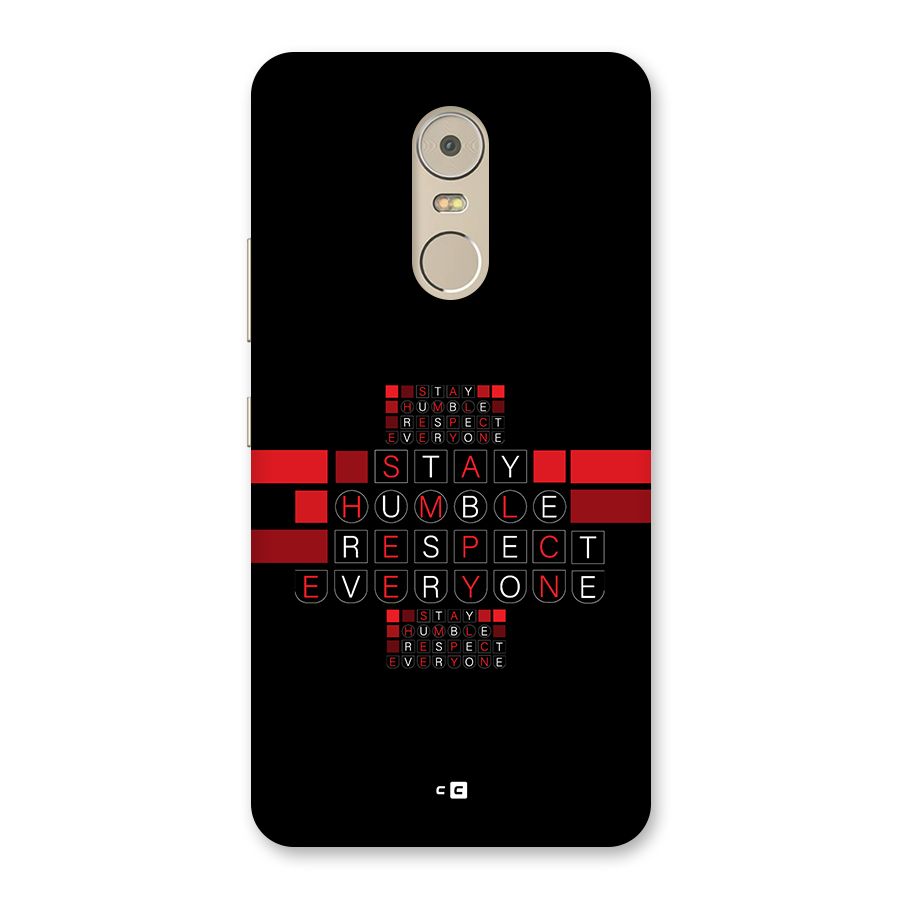 Humble Respect Back Case for Lenovo K6 Note