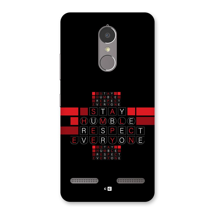 Humble Respect Back Case for Lenovo K6 Power