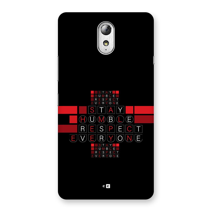 Humble Respect Back Case for Lenovo Vibe P1M