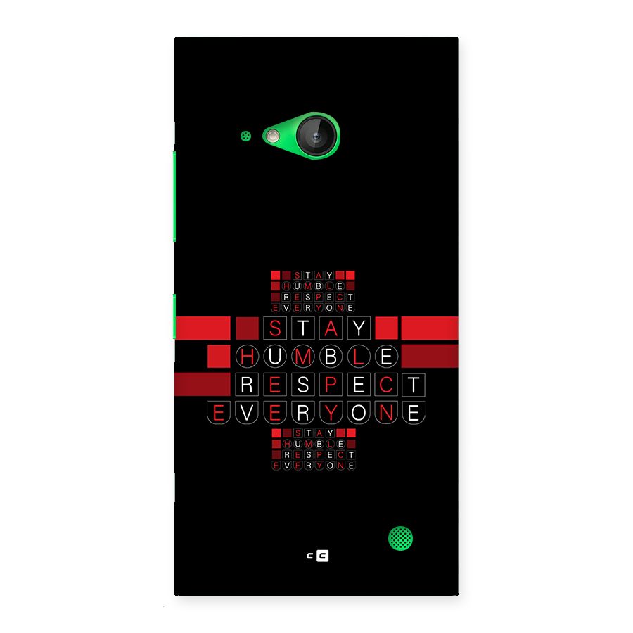 Humble Respect Back Case for Lumia 730