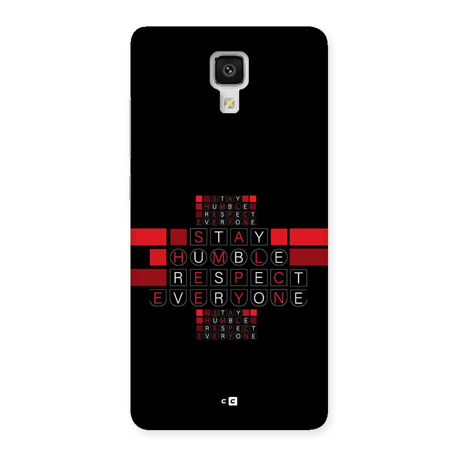 Humble Respect Back Case for Mi4