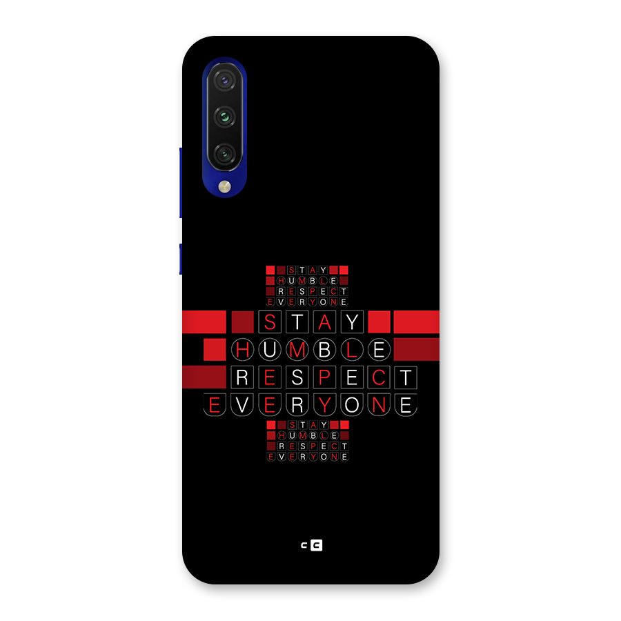 Humble Respect Back Case for Mi A3