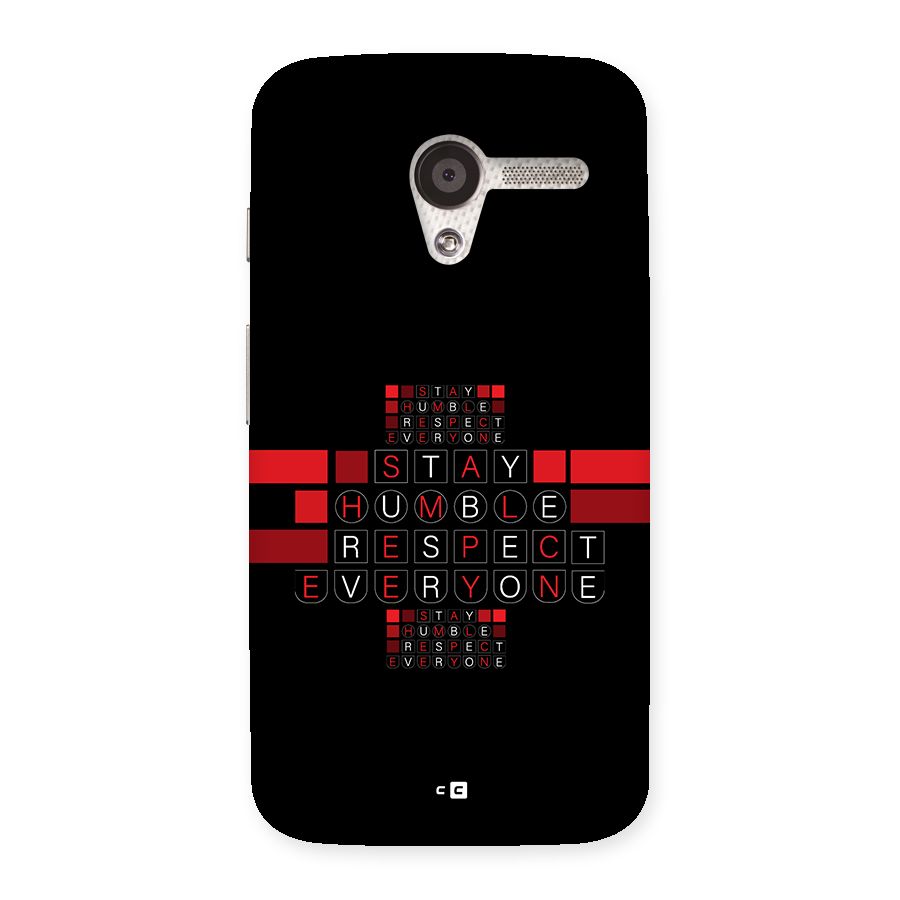 Humble Respect Back Case for Moto X