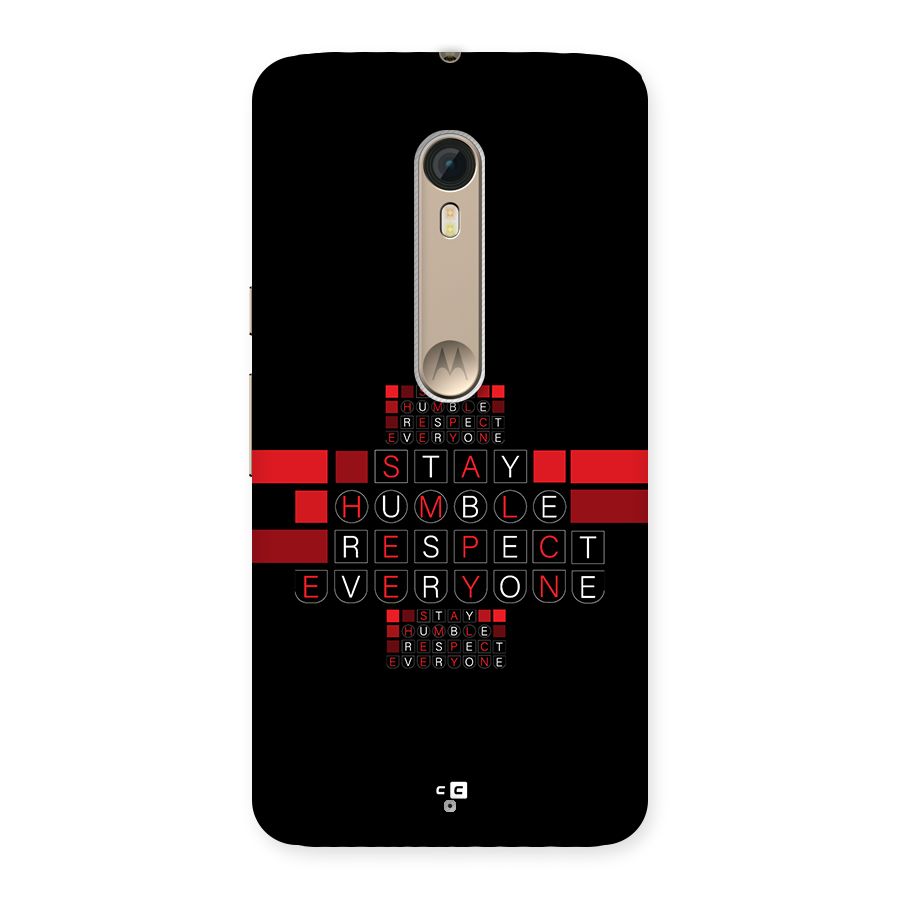Humble Respect Back Case for Moto X Style