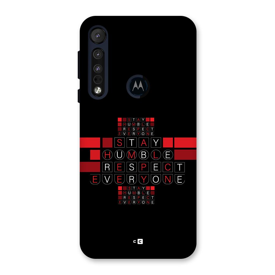 Humble Respect Back Case for Motorola One Macro