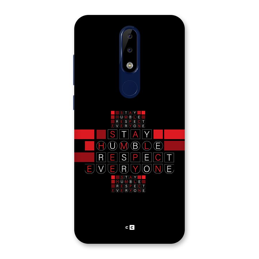 Humble Respect Back Case for Nokia 5.1 Plus