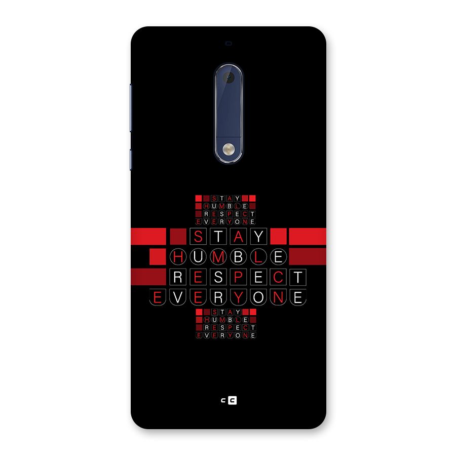 Humble Respect Back Case for Nokia 5