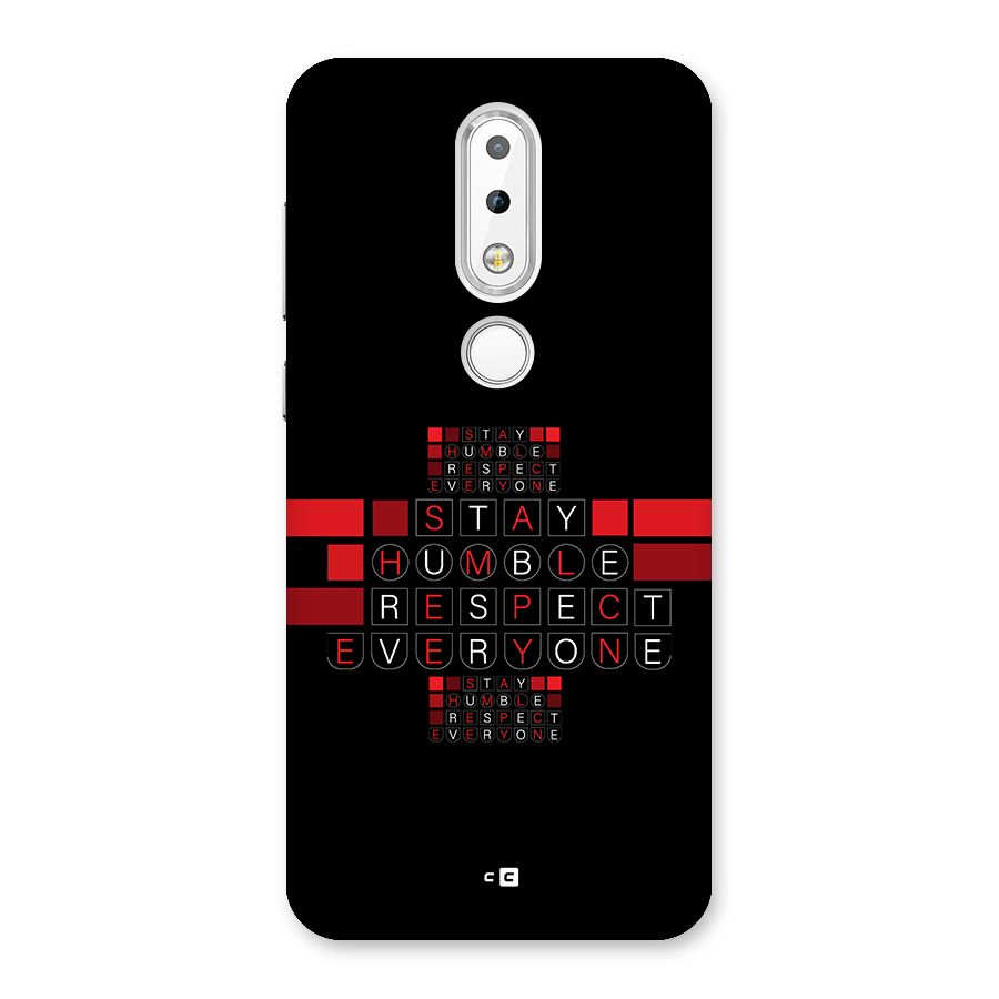 Humble Respect Back Case for Nokia 6.1 Plus