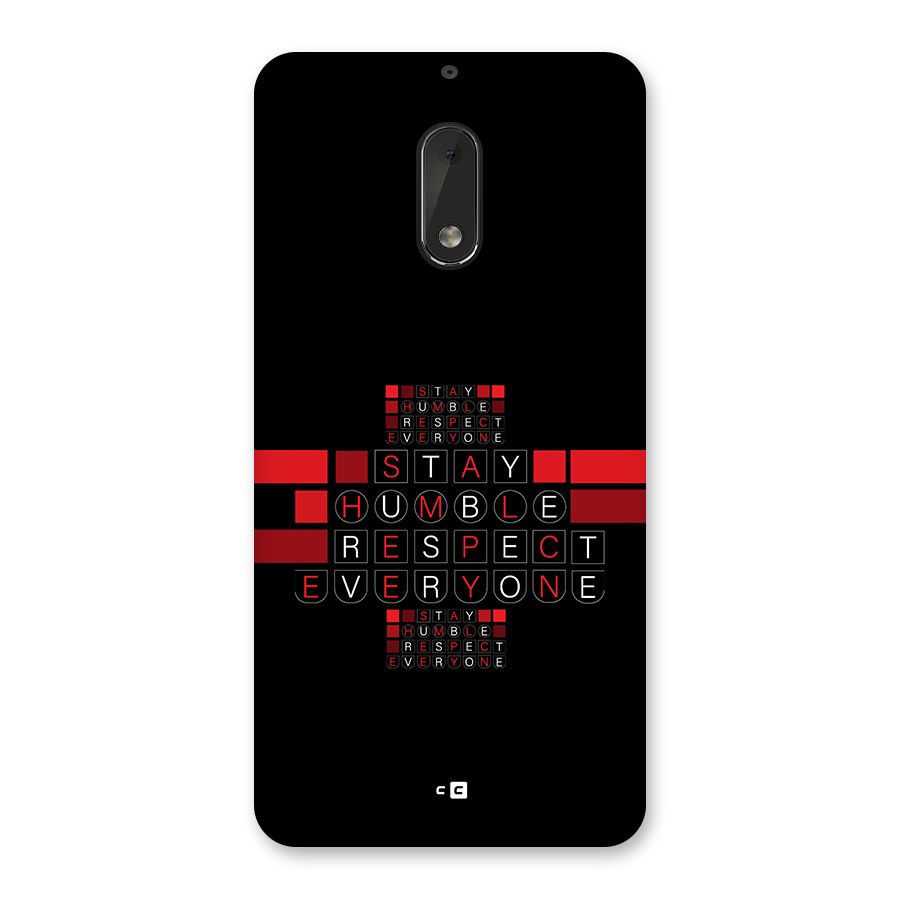 Humble Respect Back Case for Nokia 6