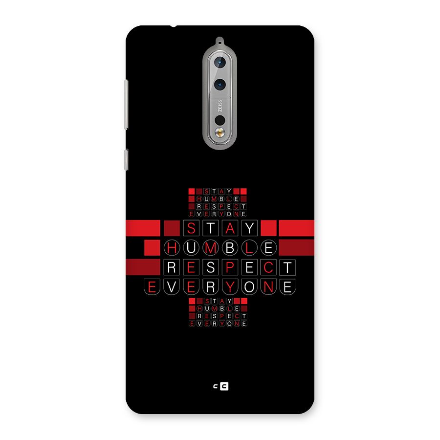 Humble Respect Back Case for Nokia 8