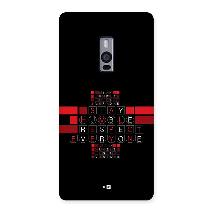 Humble Respect Back Case for OnePlus 2