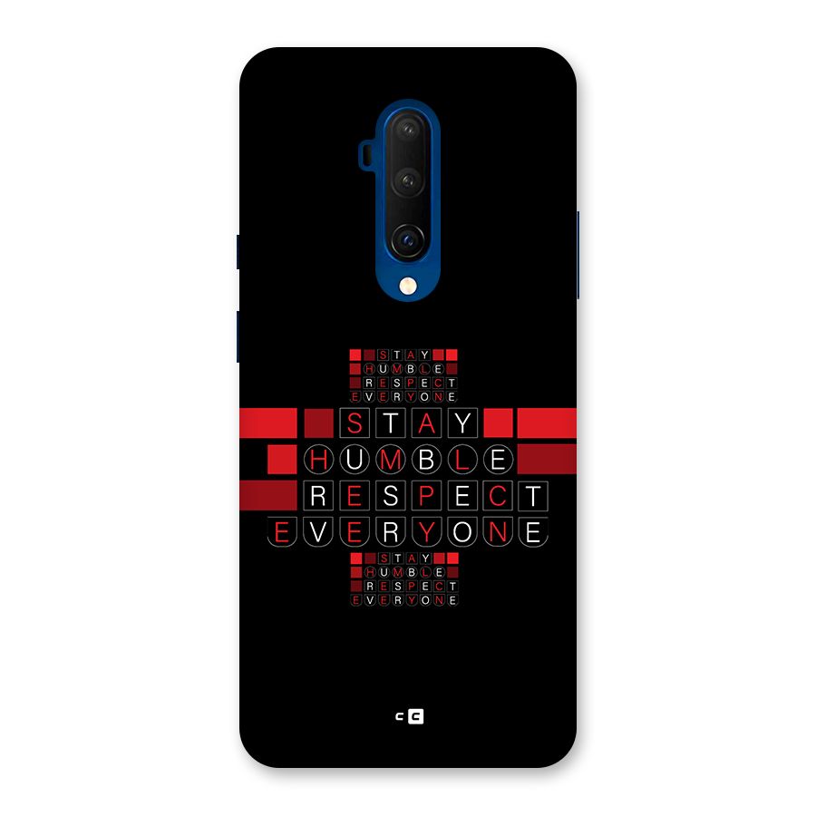Humble Respect Back Case for OnePlus 7T Pro