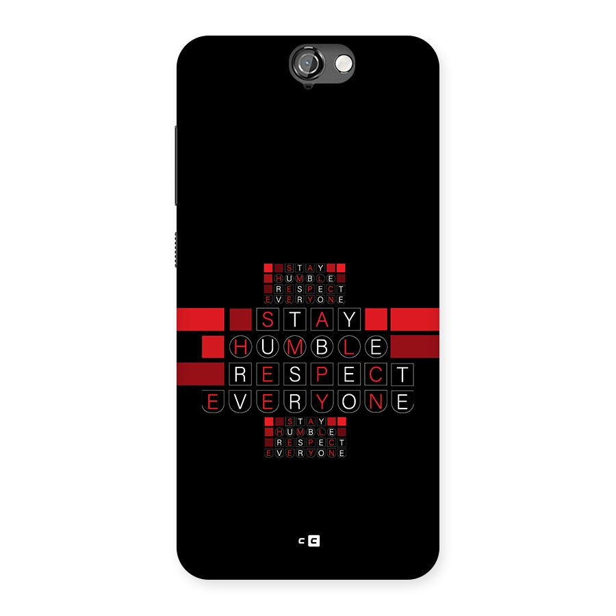 Humble Respect Back Case for One A9