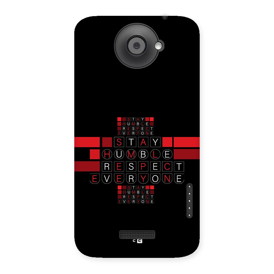 Humble Respect Back Case for One X
