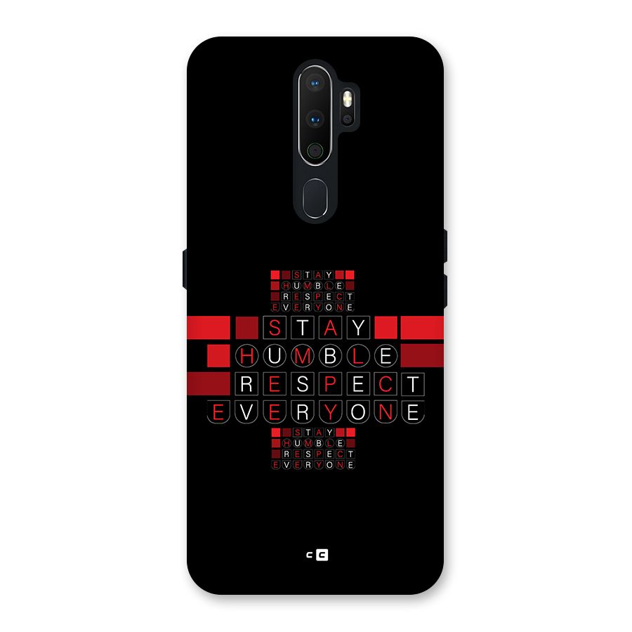 Humble Respect Back Case for Oppo A5 (2020)