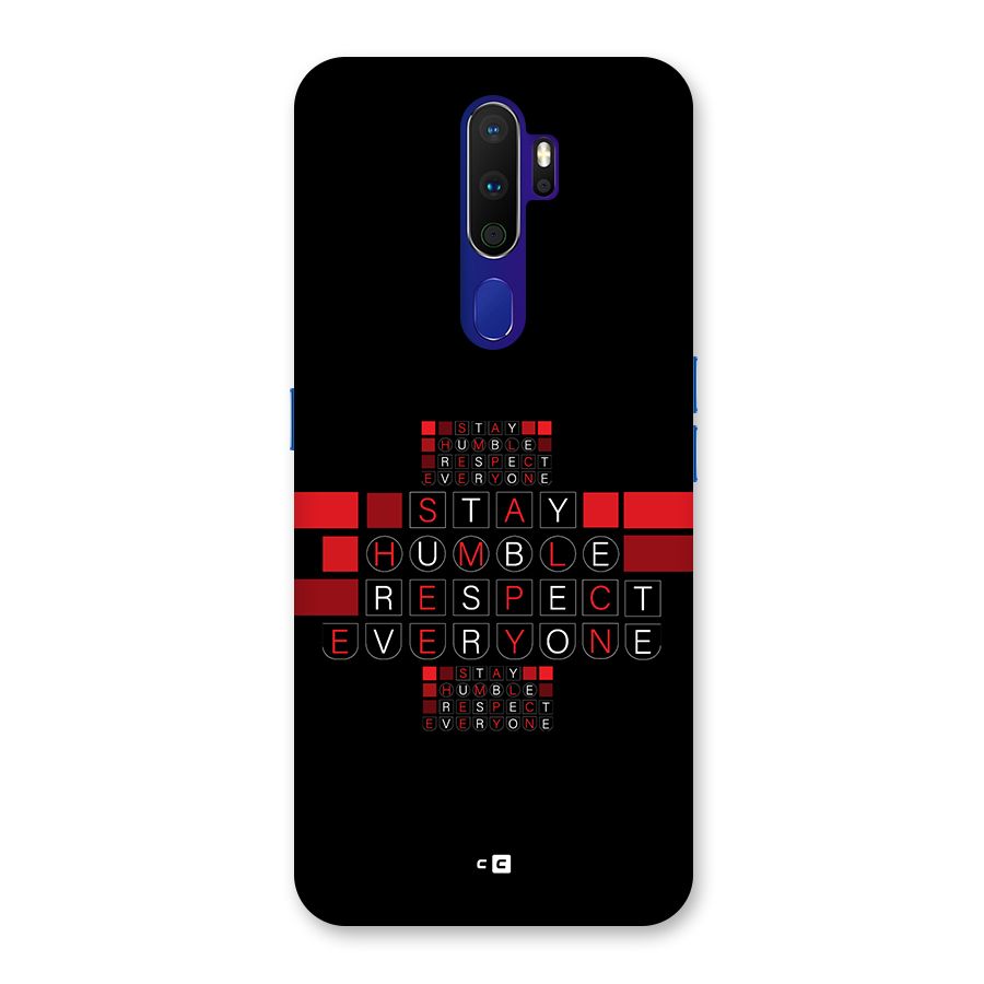 Humble Respect Back Case for Oppo A9 (2020)
