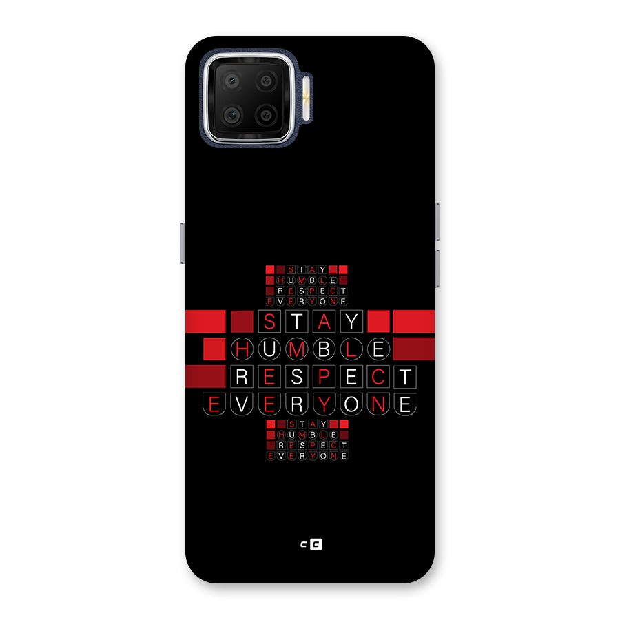 Humble Respect Back Case for Oppo F17