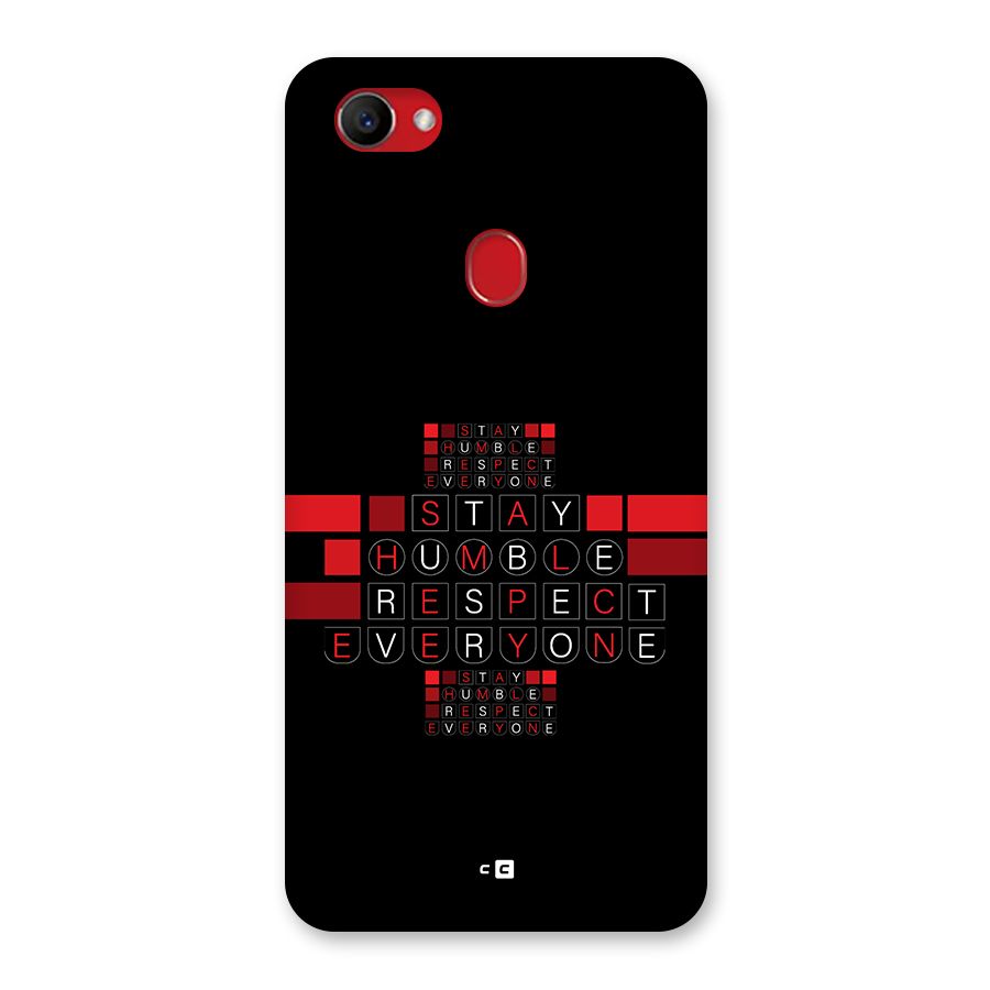 Humble Respect Back Case for Oppo F7