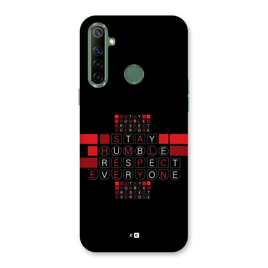 Humble Respect Back Case for Realme Narzo 10